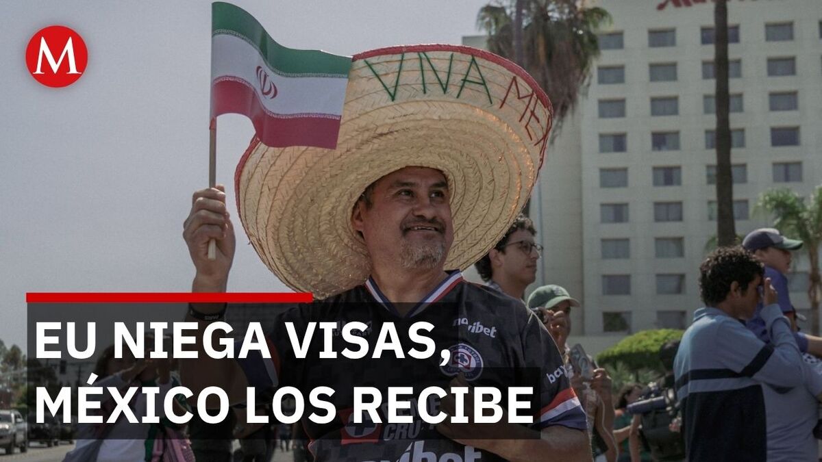 Estados Unidos niega visas a Irán pero México los recibe como héroes en Tijuana