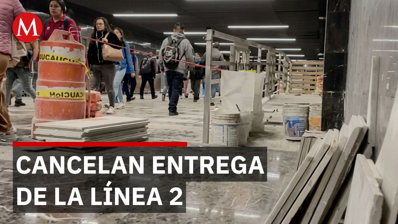 CNTE frena la entrega de obras de la Línea 2 del Metro en la Ciudad de México