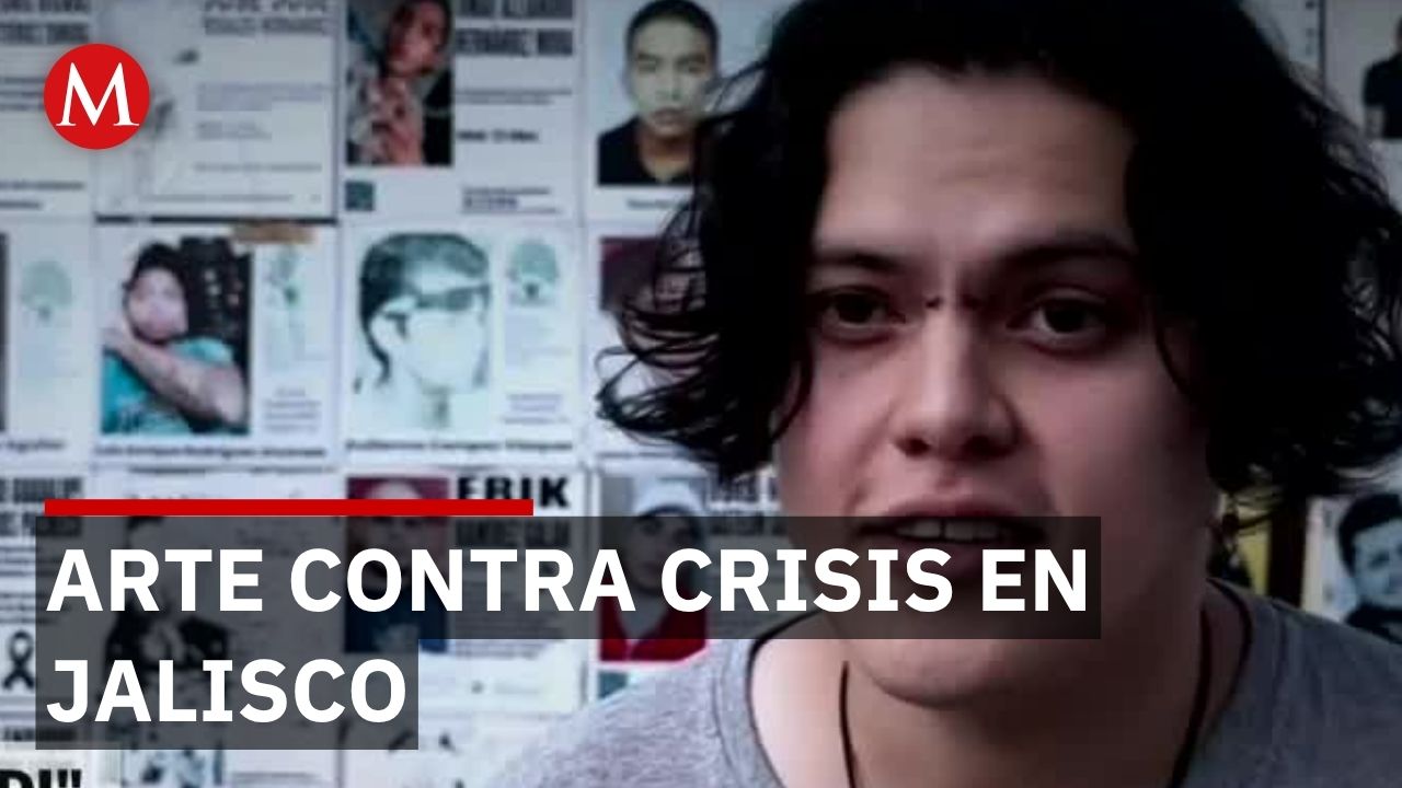 Colectivo de artistas jaliscienses denuncia crisis de desapariciones con expresión artística