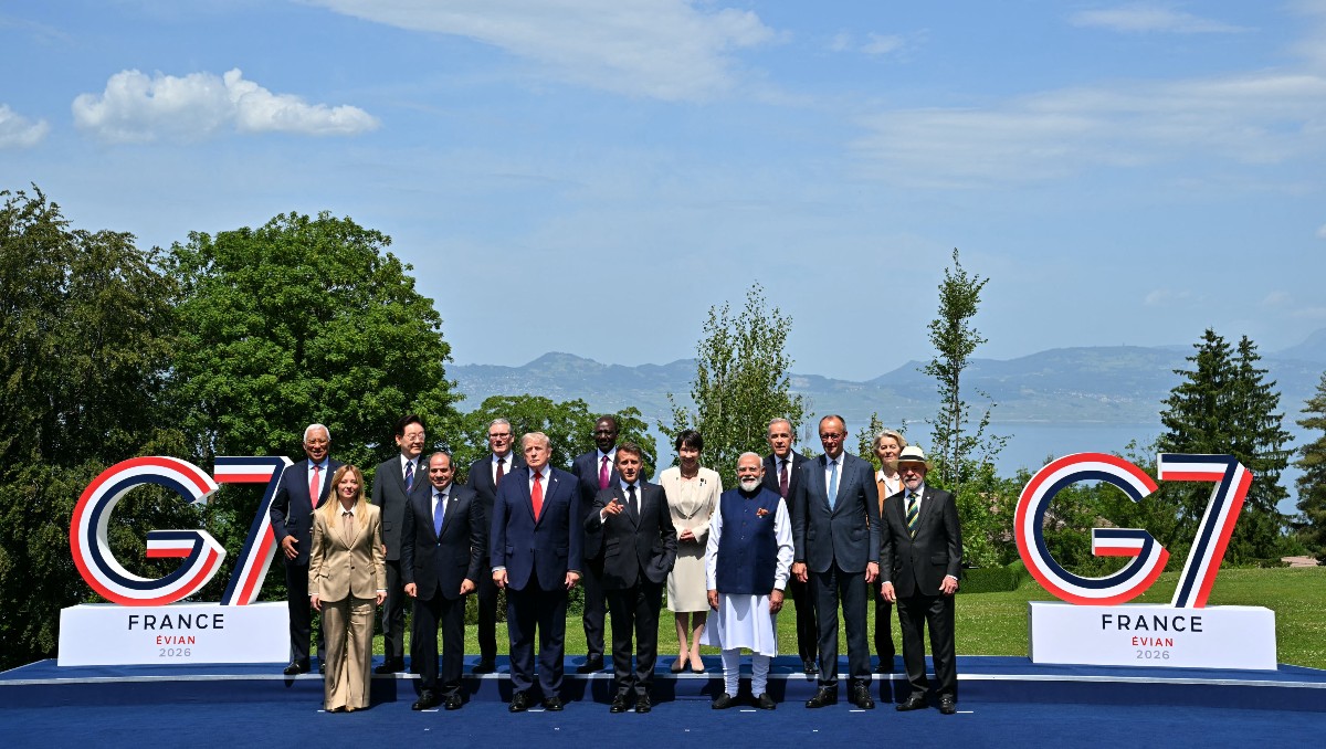 Una cumbre del G7 celebrada del 15 al 17 de junio en la ciudad francesa de Evian-les-Bains con la participación de lideres mundiales. | AFP