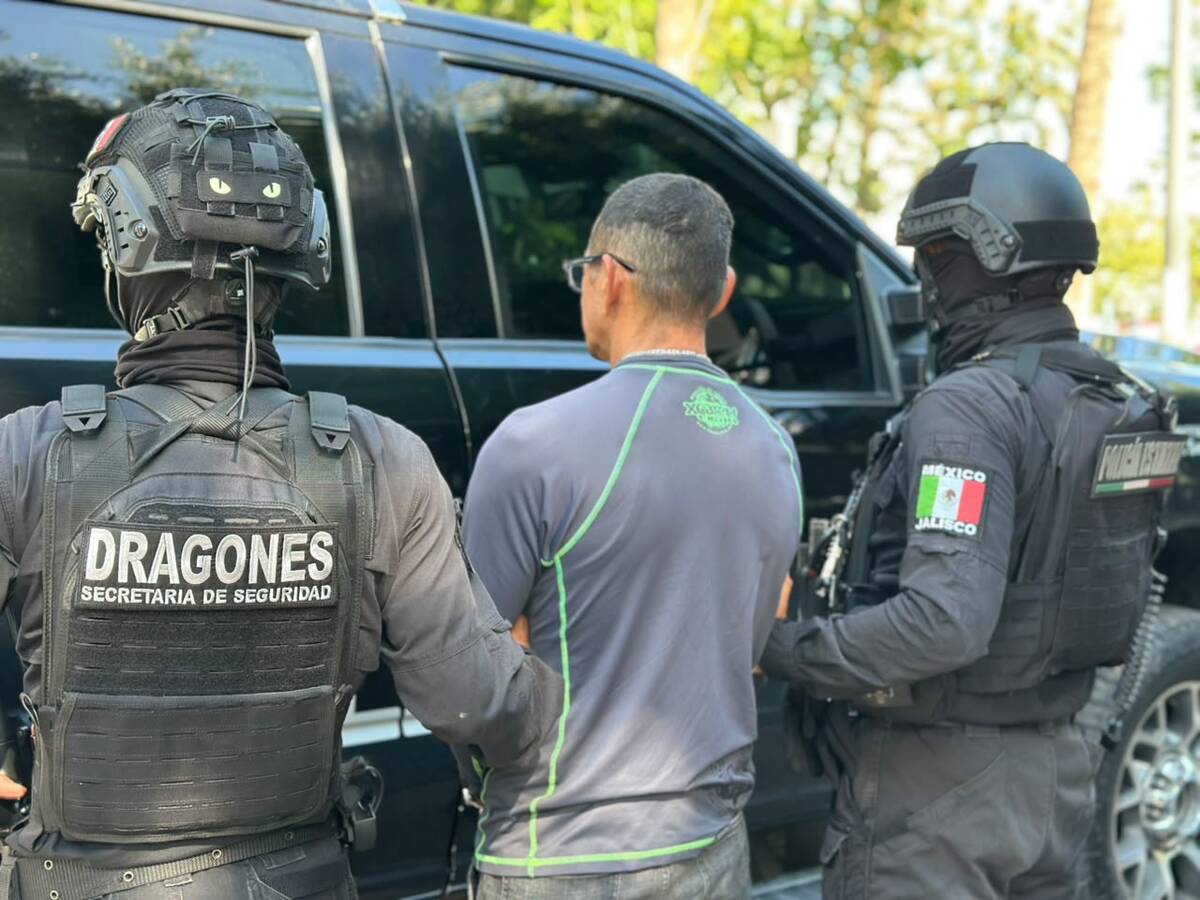 La detención ocurrió en la colonia Las Juntas. (Cortesía Policía de Jalisco)