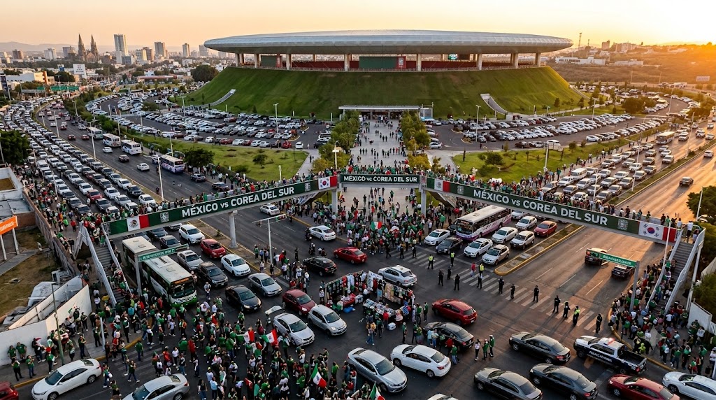 El estadio Guadalajara albergará el partido entre México y Corea del Sur. (Milenio IA)