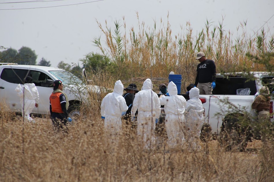 Fosa clandestina en pozo en Villagrán, Guanajuato. | Dany Béjar