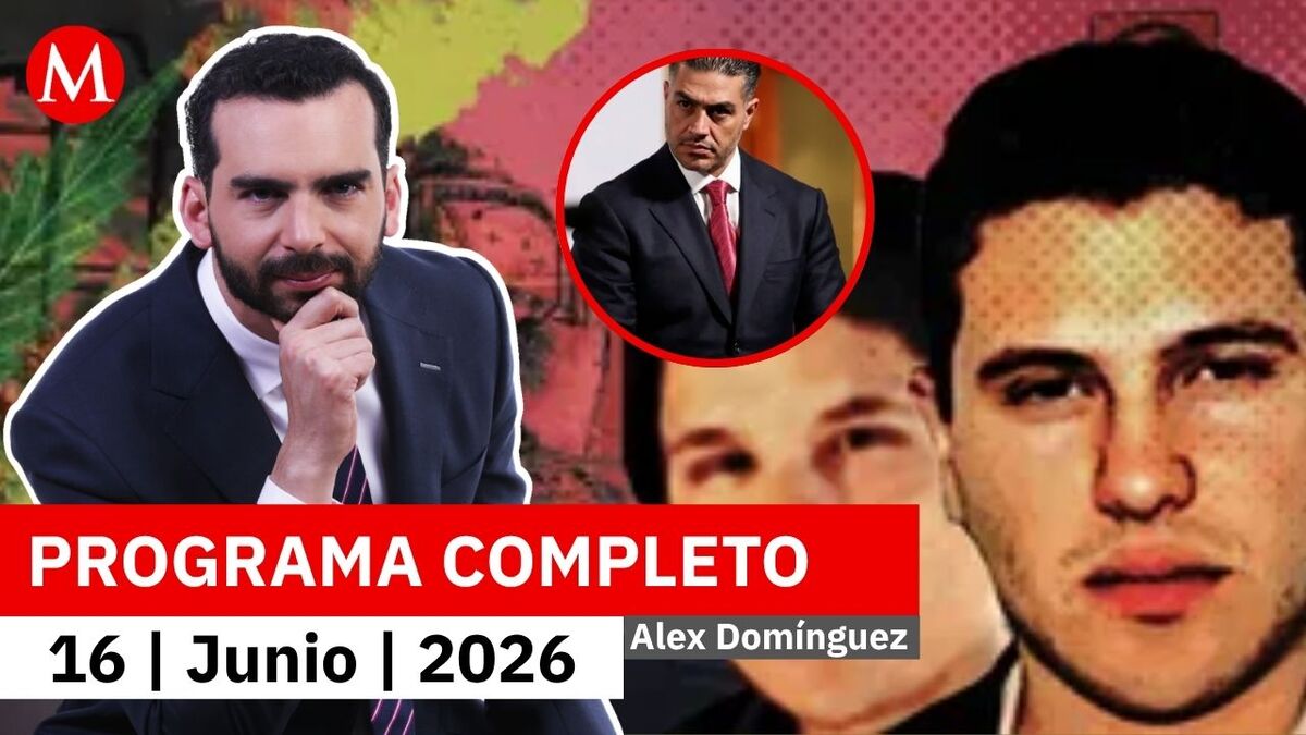 Harfuch confirmó una alianza entre el 'CJNG' y 'Los Chapitos' | Alex Domínguez, 16 de junio de 2026