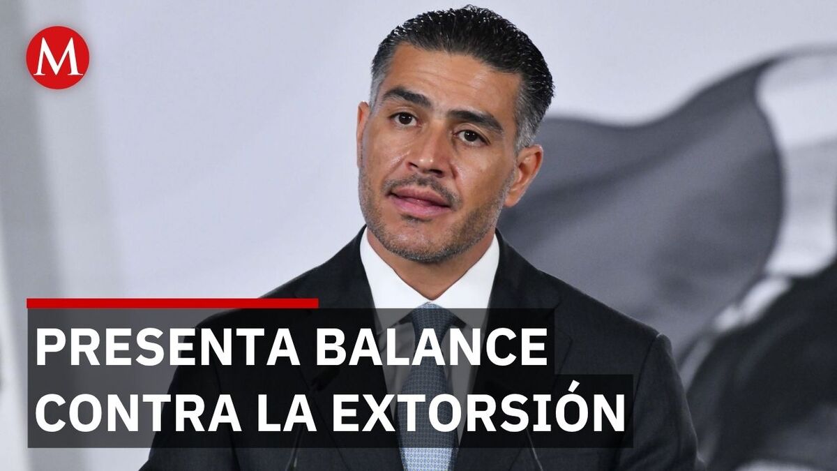 Harfuch destaca la captura de 1,468 extorsionadores