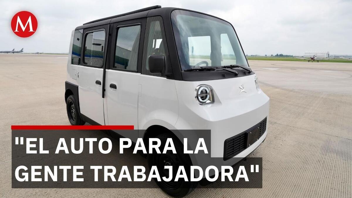 Así es Olinia, el auto eléctrico mexicano de 150 mil pesos