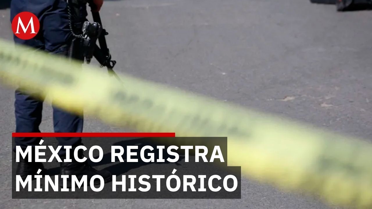 Récord histórico: México registra solo 27 homicidios en un día, el más bajo en una década