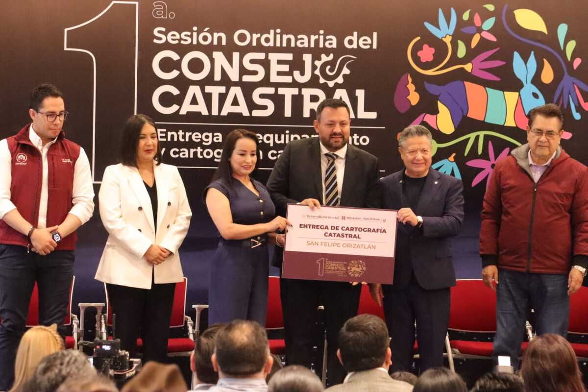San Felipe Orizatlán recibe herramientas para modernizar su catastro. (Cortesía)
