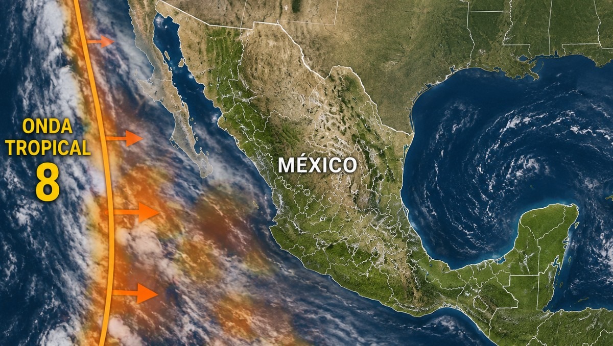 El SMN compartió la trayectoria de la Onda Tropical número 8 | IA Discover