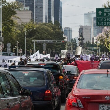 Tráfico en la capital éste miércoles