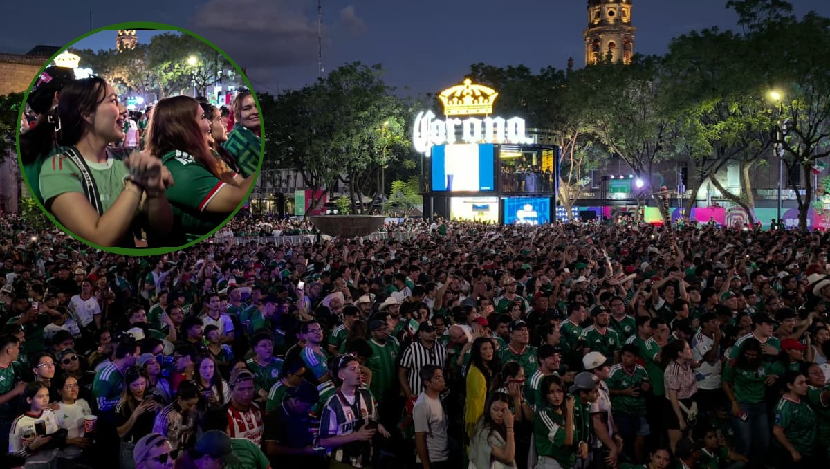 Se armó el baile en el Fan Fest de Guadalajara. (Kevin Hernández)