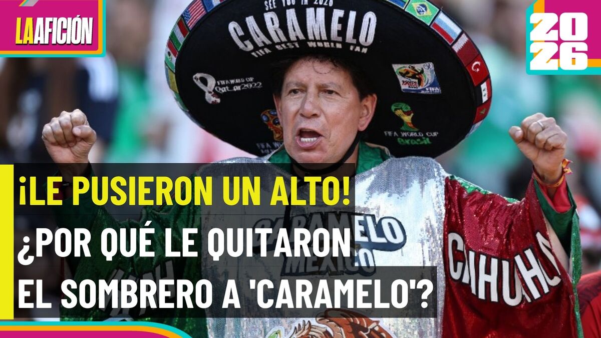 ‘Caramelo’ pierde su icónico sombrero tras incidente en el Estadio Ciudad de México