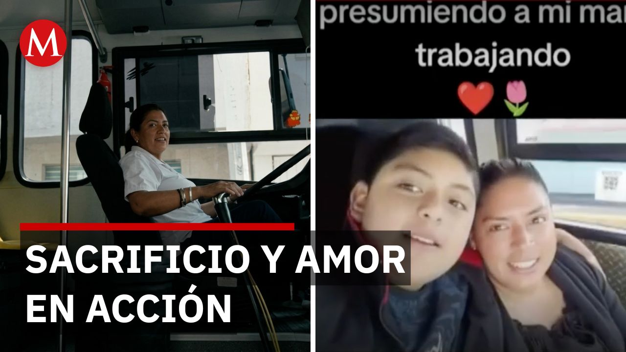 Conductora de autobús rompe récord viral: la reacción de su hijo conmueve a millones