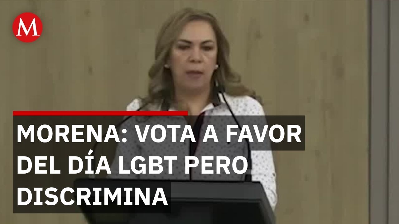 Diputada de Morena vota a favor del día LGBT pero critica la diversidad sexual públicamente
