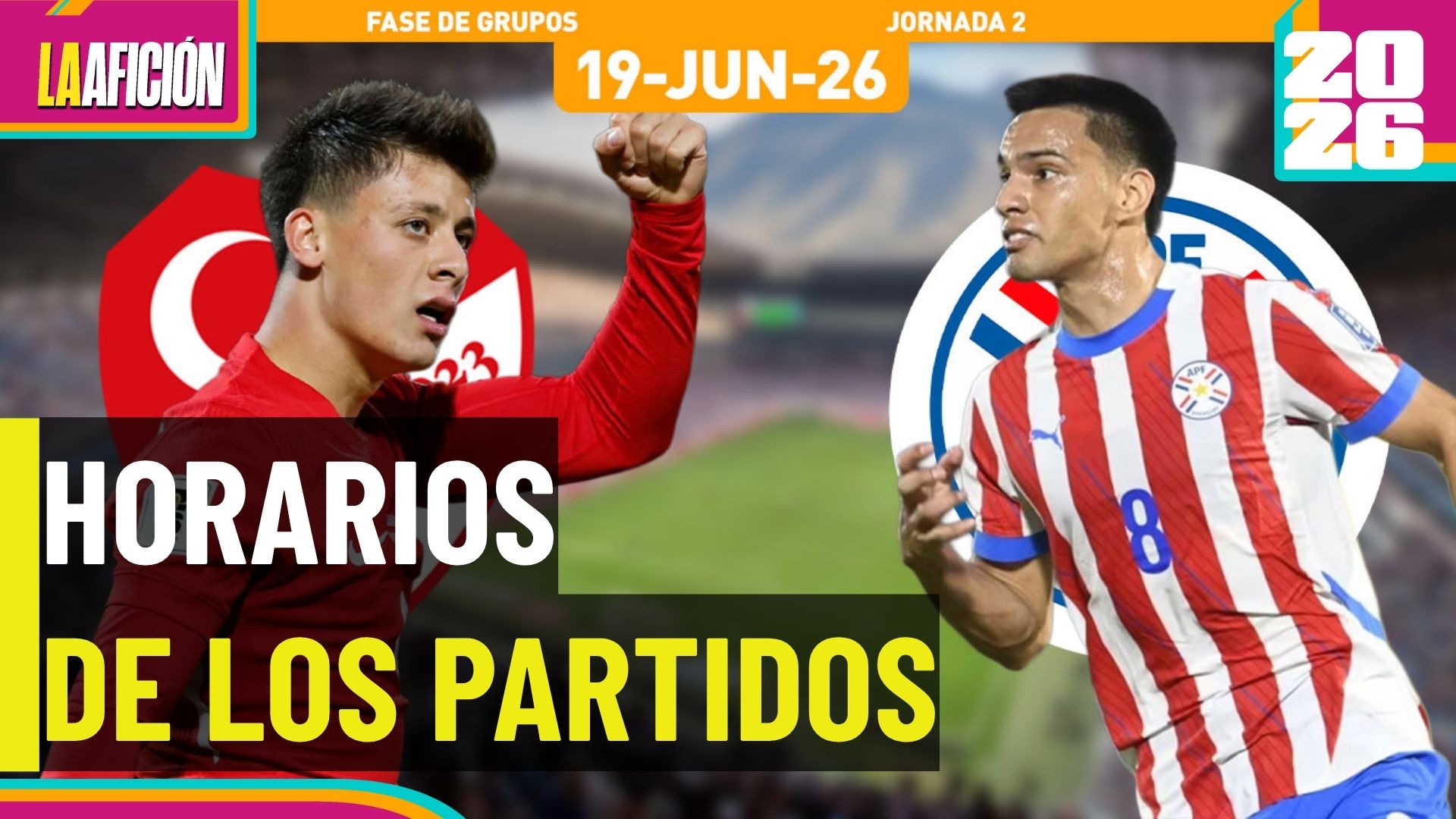 Horarios y dónde ver los partidos del Mundial de hoy 19 de junio 2026