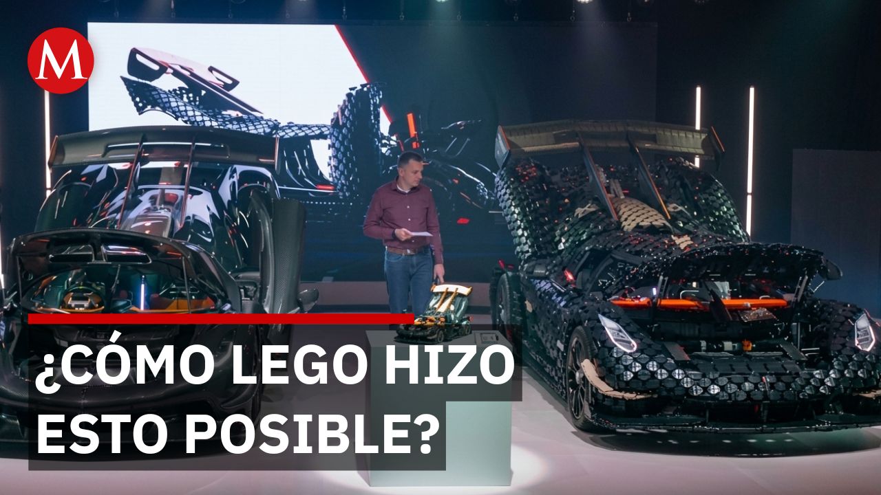 LEGO construyó un auto de 327 mil piezas que funciona y alcanza 111 km/h en circuito
