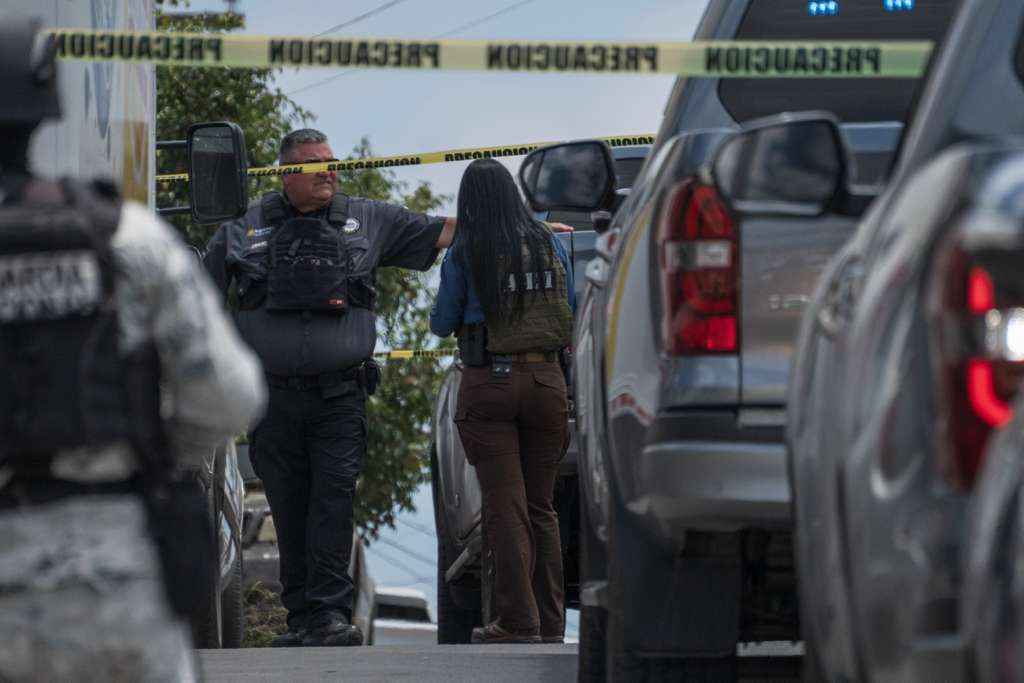 Más de 30 unidades de seguridad resguardaron la zona durante dos horas. | Especial