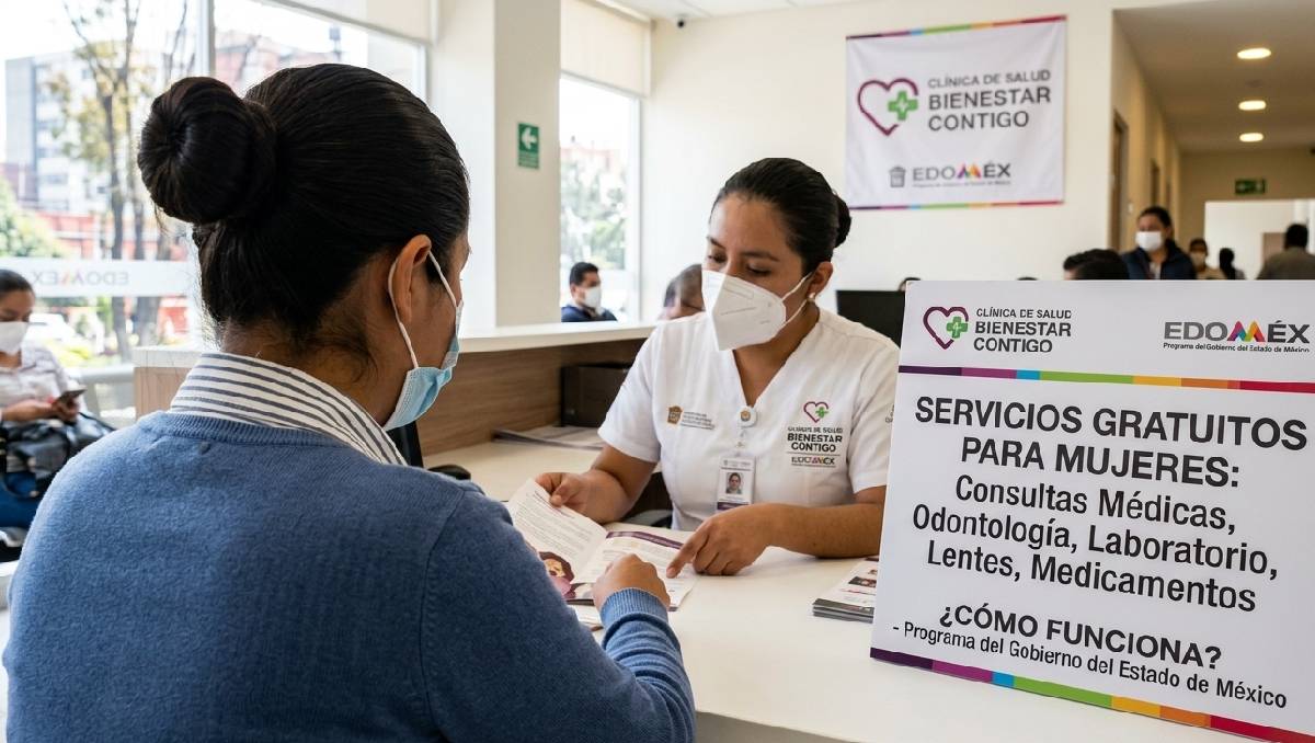 El programa de salud brindará servicio a mujeres de 18 a 64 años de edad en Edomex. | Foto: Generada con IA