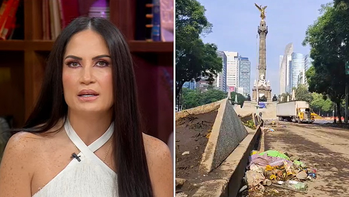 Conductoras de Sale el Sol critican a la afición mexicana tras dejar toneladas de basura en Reforma (Sale el Sol // Javier Suárez)