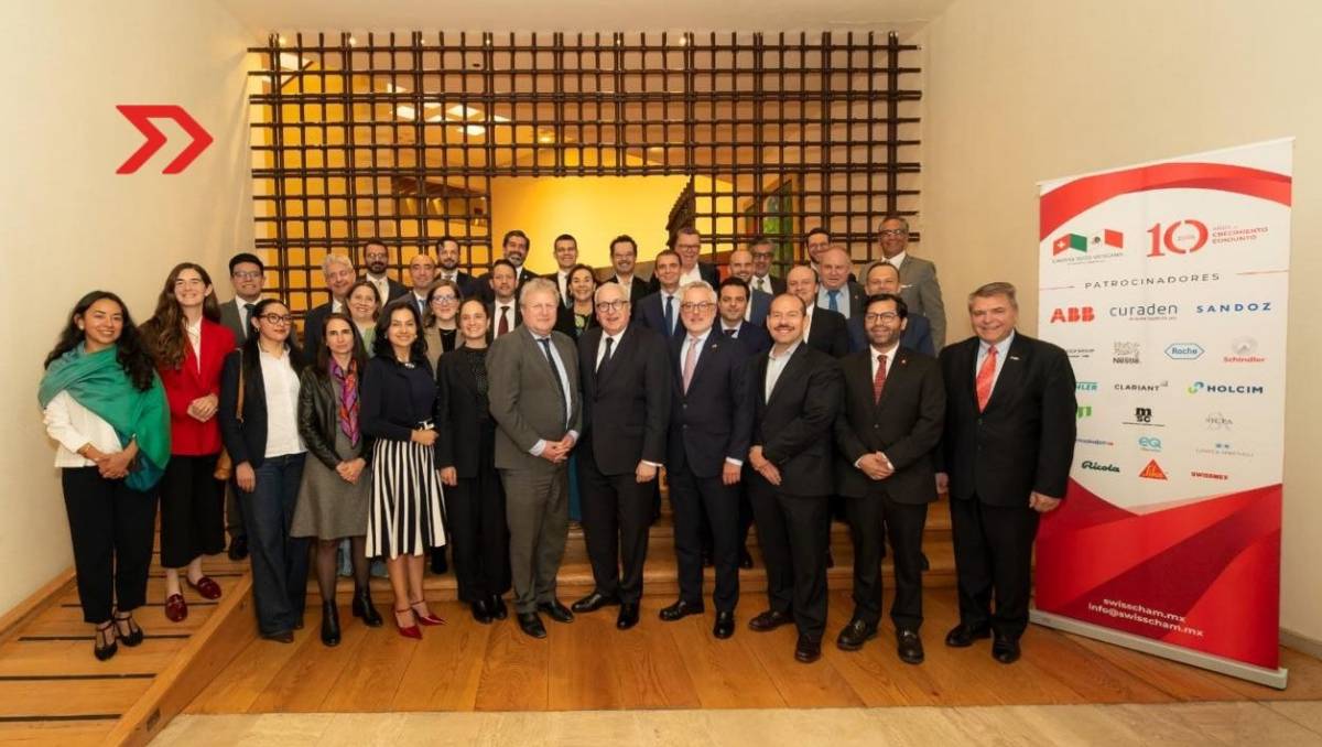 Conmemoración del Día Nacional de Suiza en México. | Foto: Especial