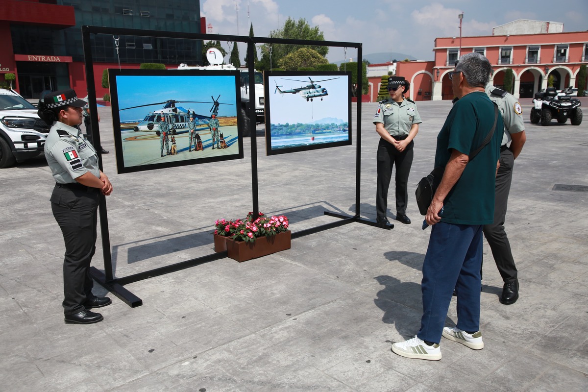 Exposición fotográfica de la Guardia Nacional. (Jorge Sánchez)