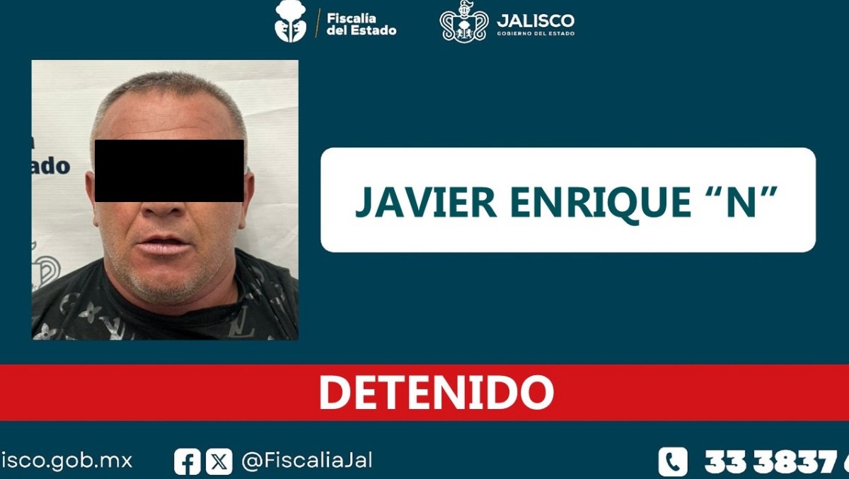 Javier Enrique "N" es señalado por el asesinato de Adrián Salinas en mayo pasado tras un conflicto vial (Cortesía Fiscalía de Jalisco)
