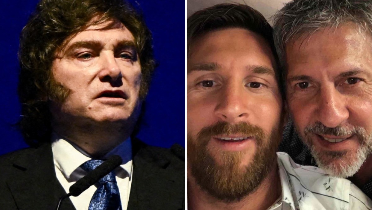 Javier Milei, presidente de Argentina, reacciona a rumores sobre el papá de Messi | (Reuters)