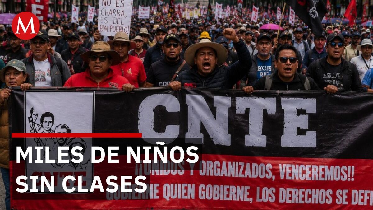 Maestros de la CNTE cierran 3 mil escuelas en Michoacán y dejan sin clases a los niños
