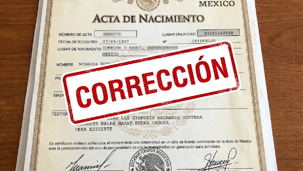Puedes hacer correcciones de tu acta de nacimiento en línea | IA Discover