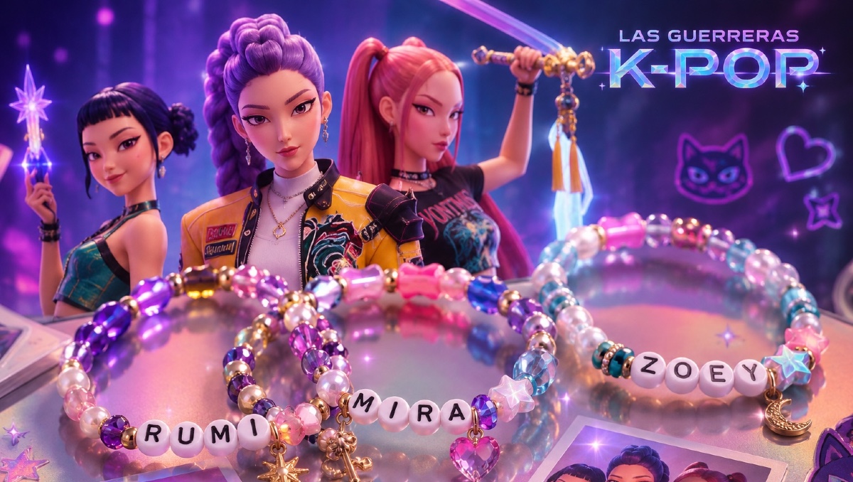 Cómo hacer pulseras inspiradas en Las Guerreras K-Pop: tutorial fácil | IA DISCOVER