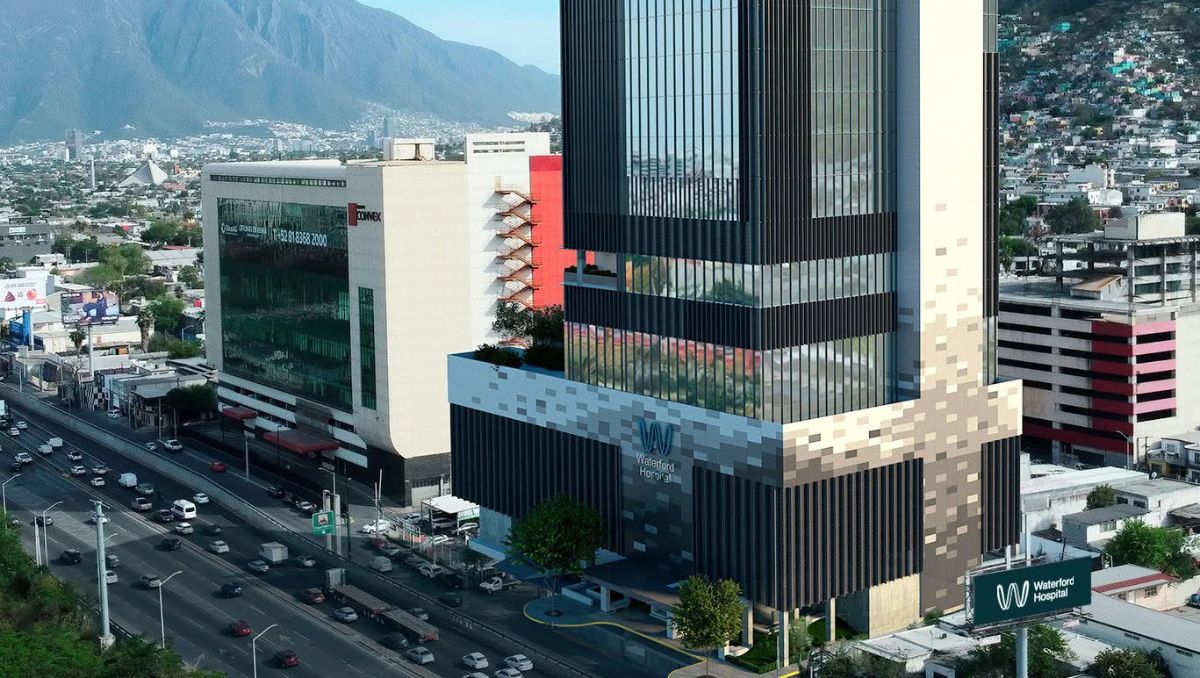 El render del edificio, cuya ubicación es en Morones Prieto, muestra un proyecto vanguardista. Cortesía Rascacielos de México