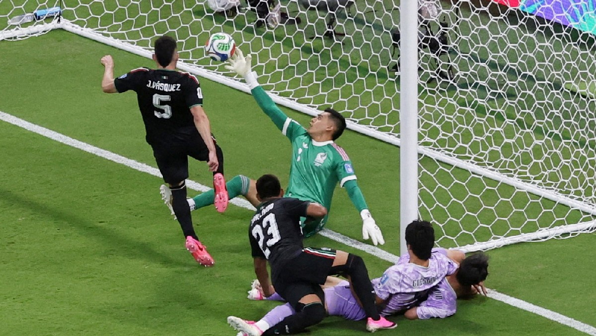 Tala Rangel reacciona a su atajada en México vs Corea del Sur