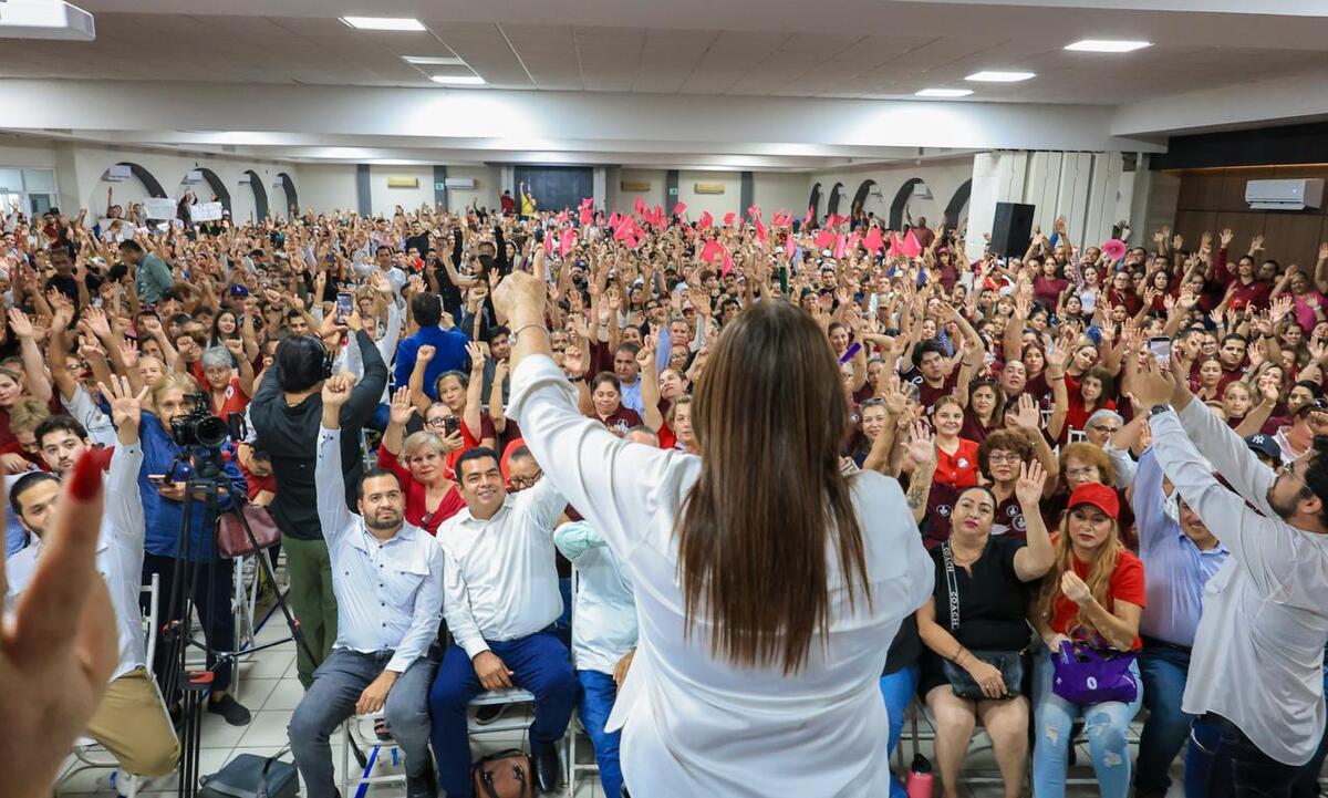 Aspirantes de Morena y aliados llegan con trabajo adelantado rumbo a 2027. | Foto: Miguel Aceves.