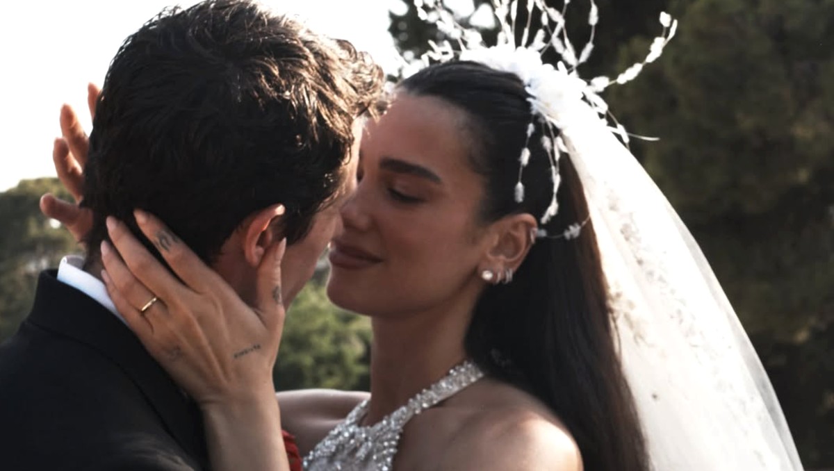 Dua Lipa y Callum Turner en su boda. | FOTO: Dua Lipa