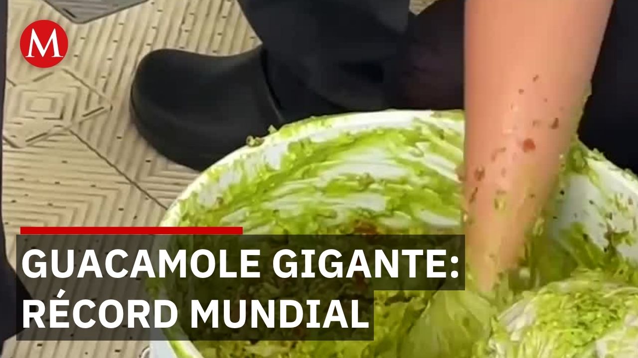 Jalisco rompe récord Guinness con guacamole gigante de 12.6 toneladas superando a Michoacán