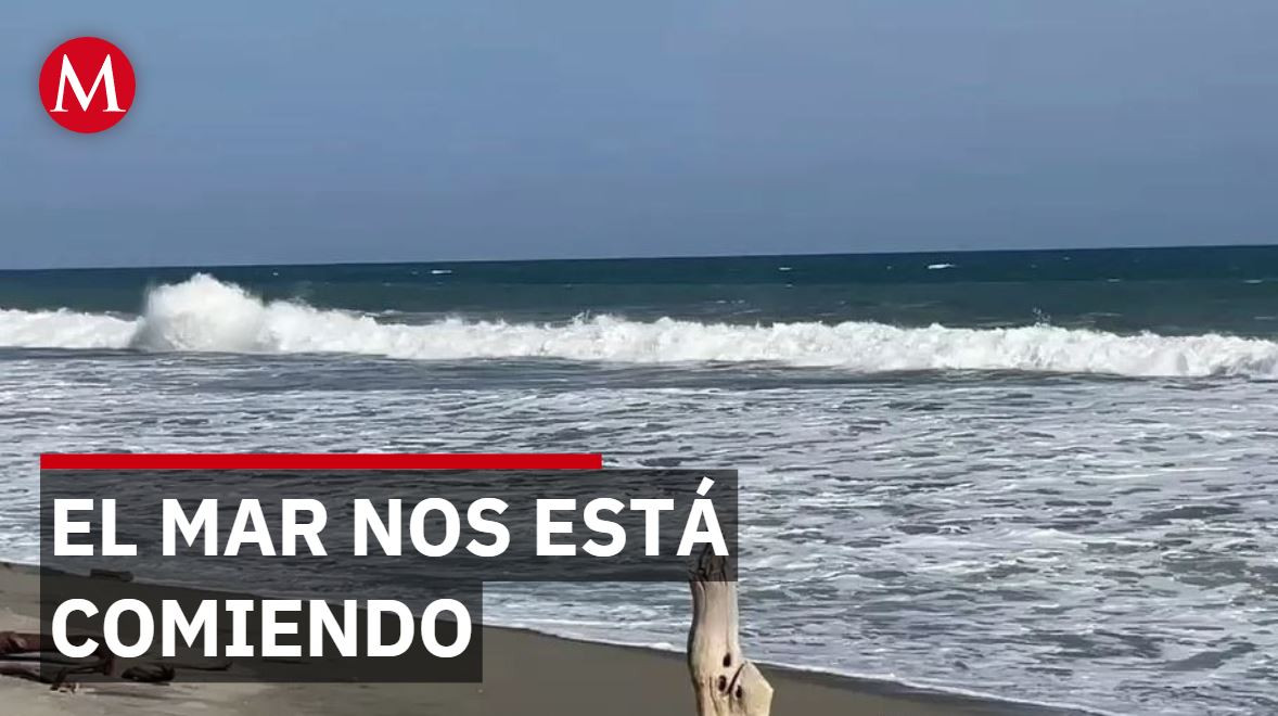 El mar devora casas de indígenas en Oaxaca mientras gobierno incumple reubicación prometida