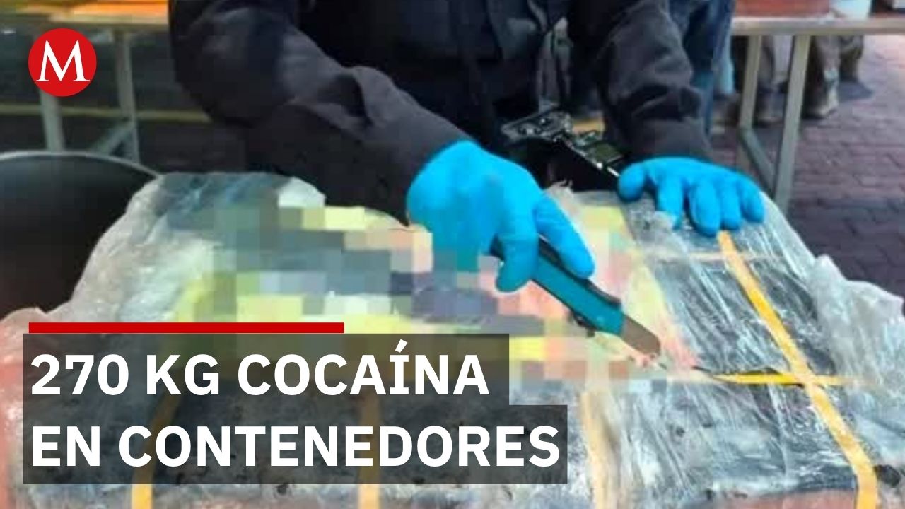 Marina asegura 270 kilogramos de cocaína en puerto de Manzanillo durante operativo federal
