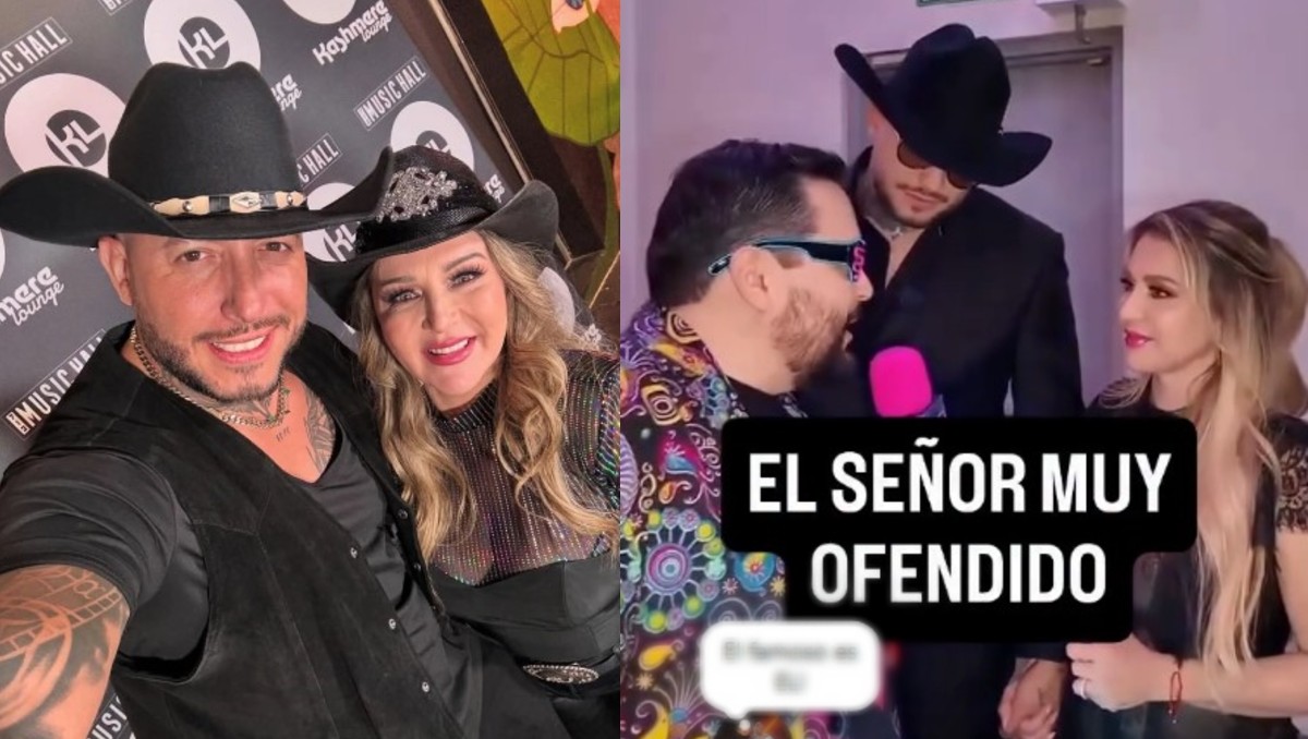 Novio de Alicia Villarreal reacciona molesto tras confusión en premio