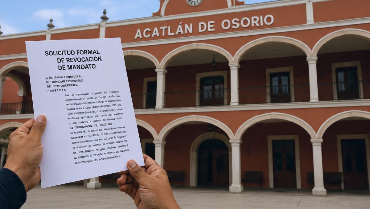 Presentan solicitud de revocación de mandato en Acatlán | Inteligencia Artificial