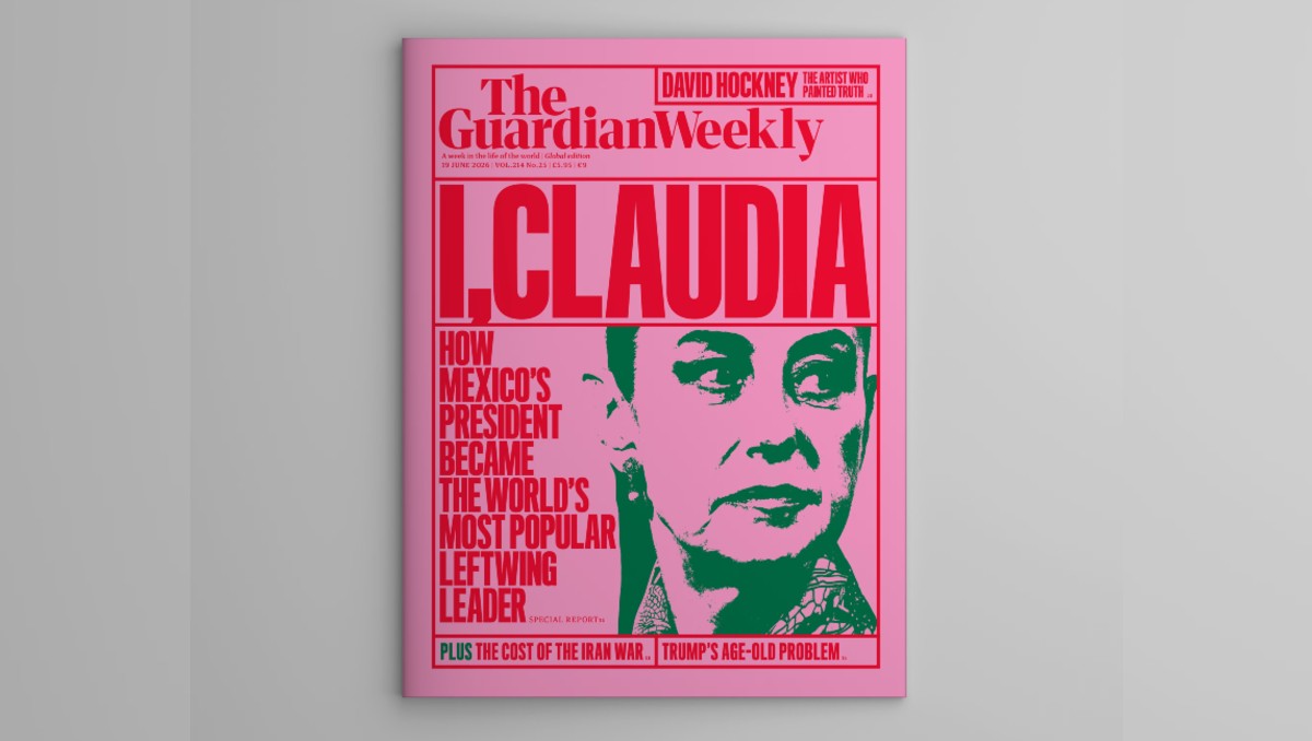 La presidenta Claudia Sheinbaum fue la portada de 'The Guardian'. | Foto: Especial