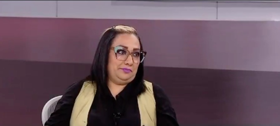 Vanessa Cedeño, tía de la menor. | Foto: MILENIO Televisión