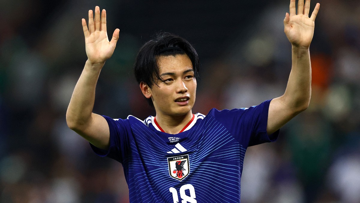 Ayase Ueda se siente redimido tras doblete en victoria de Japón ante Túnez (Reuters)