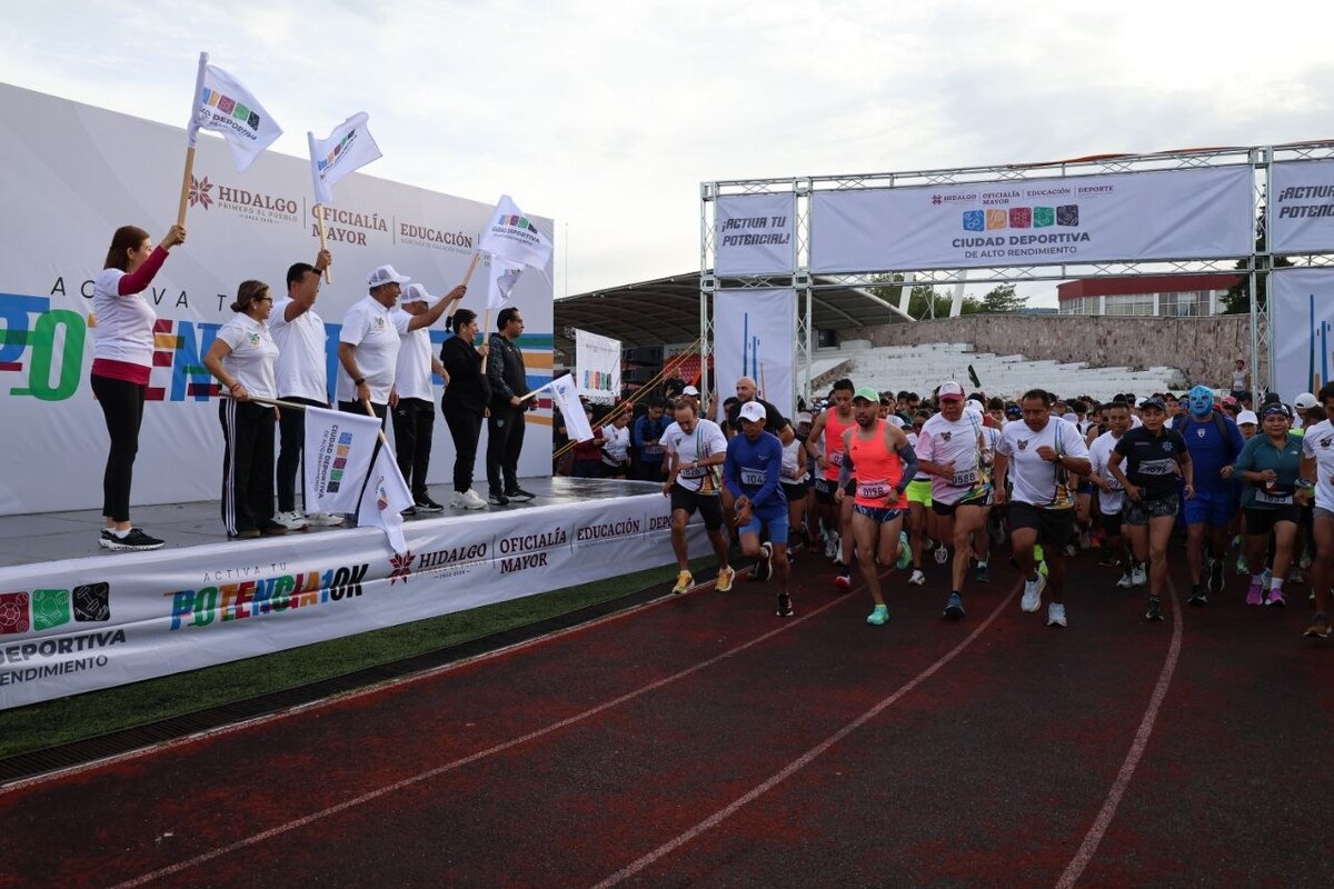 Carrera “Activa tu Potencial 10K”, realizada con motivo de la apertura de la Ciudad Deportiva de Alto Rendimiento. (Cortesía)