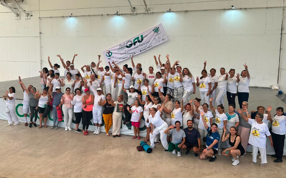 Celebran Festival del Yoga Solar en Torreón. | Foto: Cortesía GFU