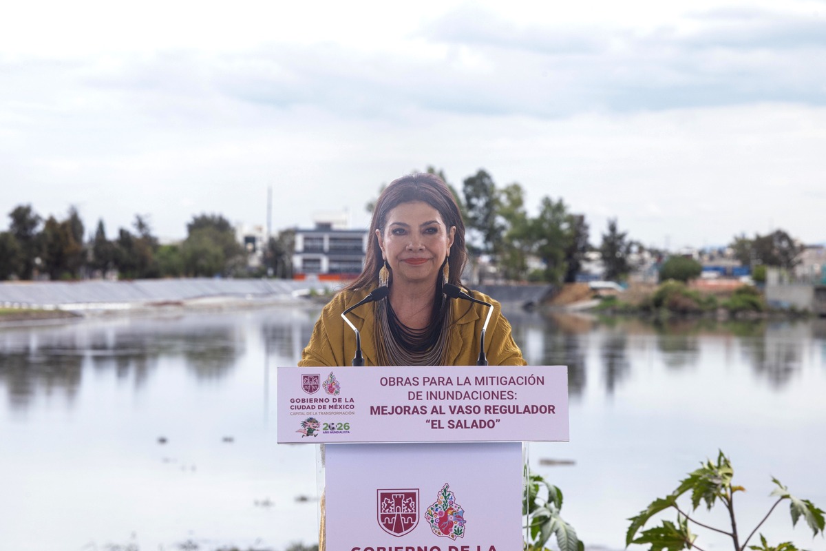 Clara Brigada destacó que los trabajos permitirán duplicar su capacidad de almacenamiento. | Foto: X @ClaraBrugadaM