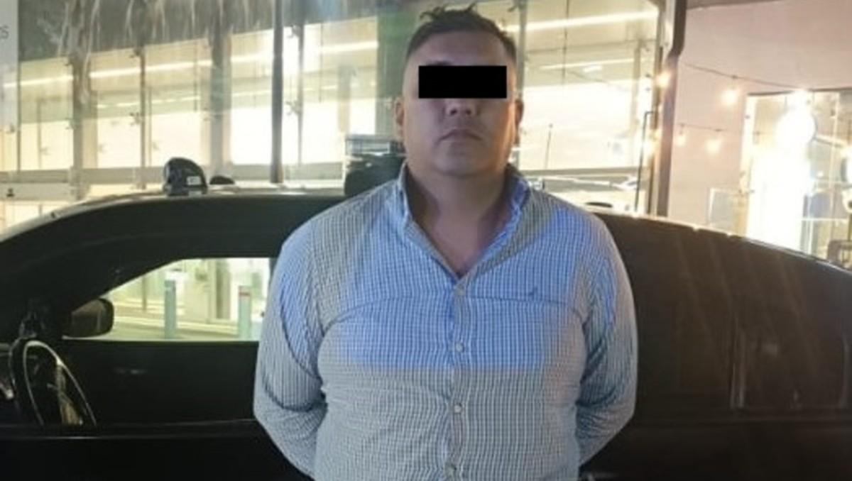 El detenido fue identificado como Marco Antonio “N”, de 45 años. Foto: Especial