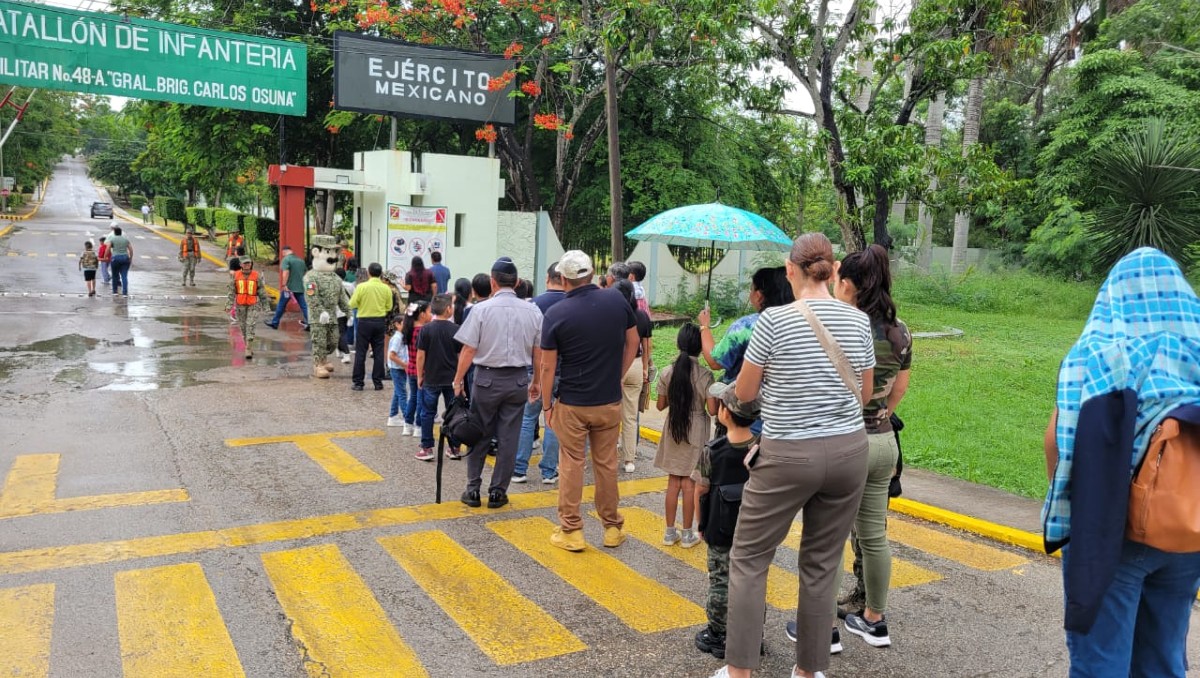 Familias podrán recorrer las instalaciones del 15/o. Batallón de Infantería. (Sergio Sánchez)