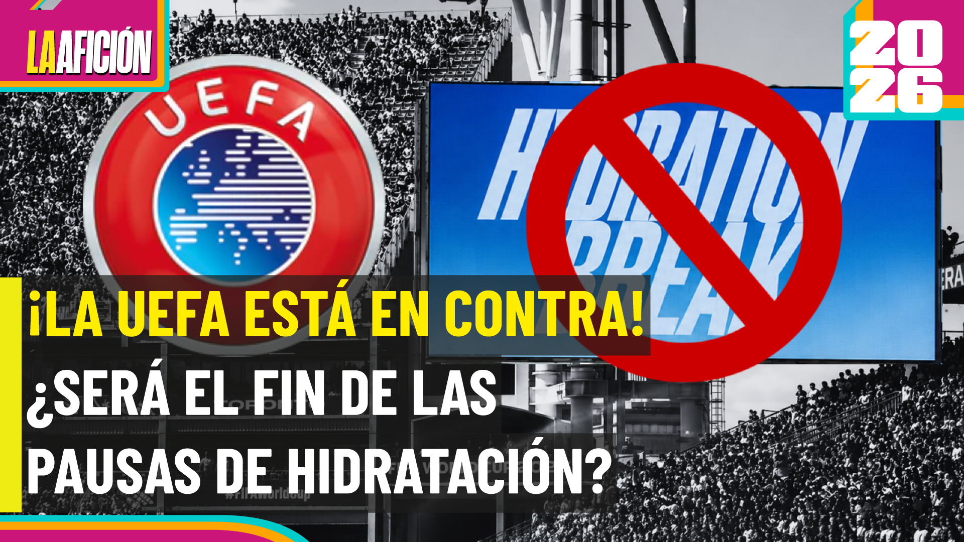 ¿Fracaso de FIFA? La UEFA rechaza las pausas de hidratación que dividieron al mundo