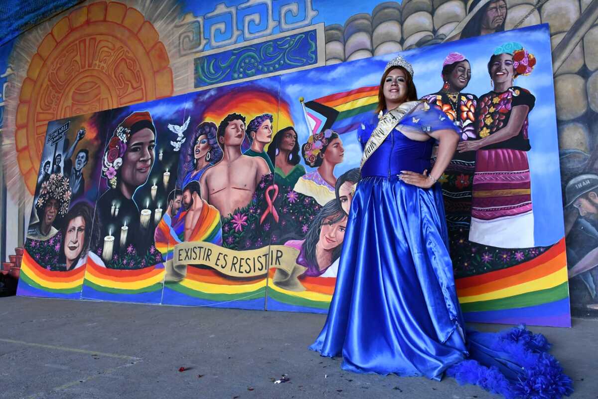 Inauguran mural itinerante sobre las disidencias sexuales en Tula. (Francisco Villeda)