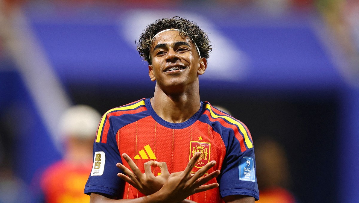 Lamine Yamal anota su primer gol en los Mundiales (Reuters)